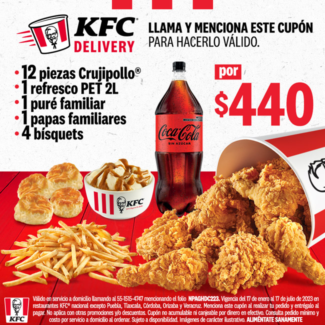 KFC MÉXICO | Disfruta de increíbles cupones